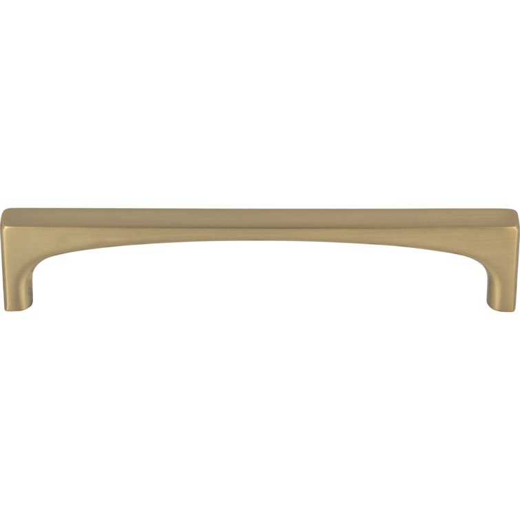 Honey Bronze Modern Bar Handle with Mounting Hardware