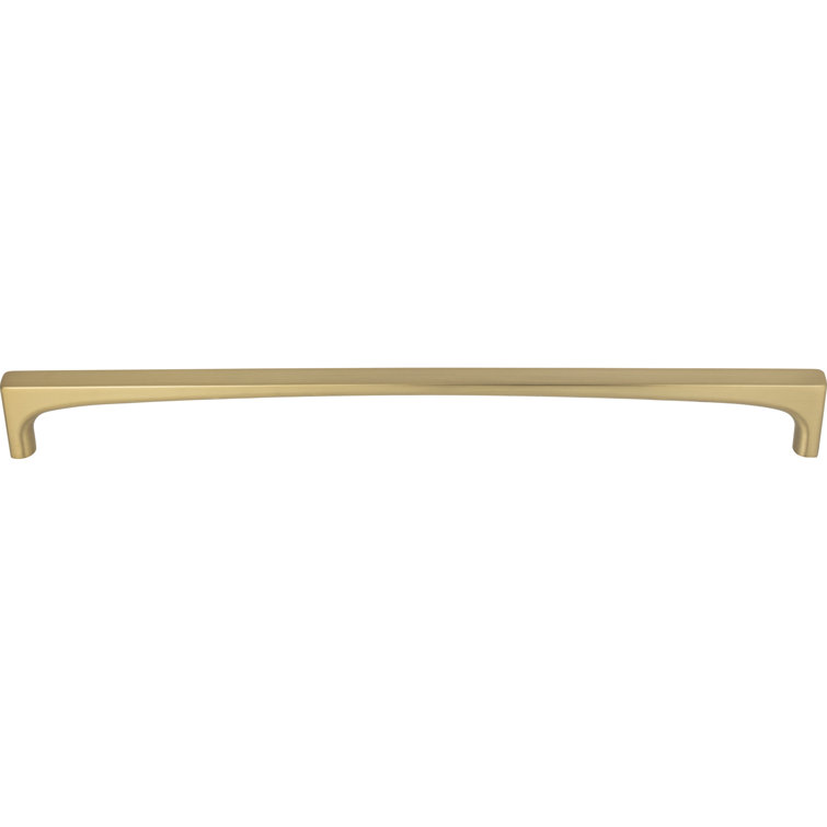 Honey Bronze 12" Contemporary Bar Handle with Mounting Hardware