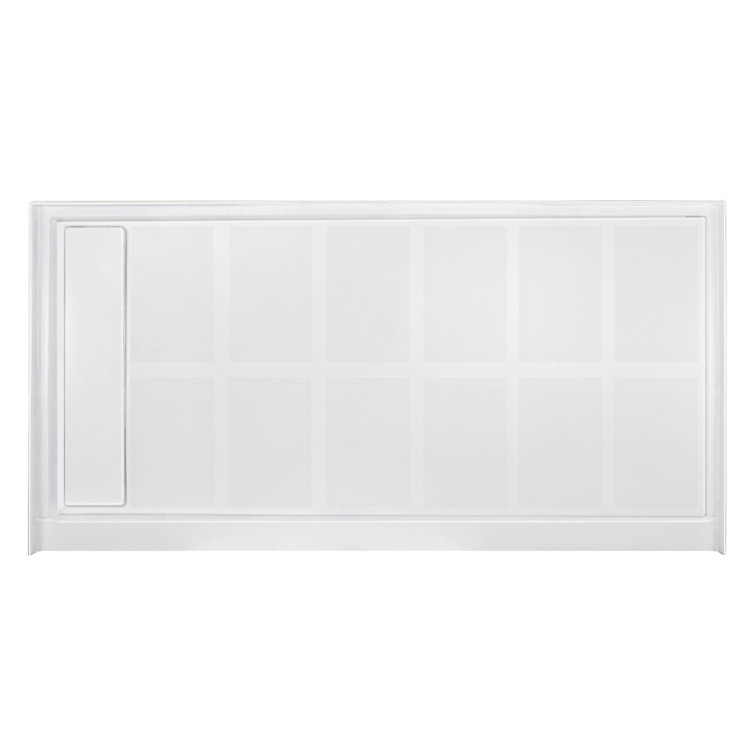 White Rectangular 60" x 36" Shower Base with Left Drain