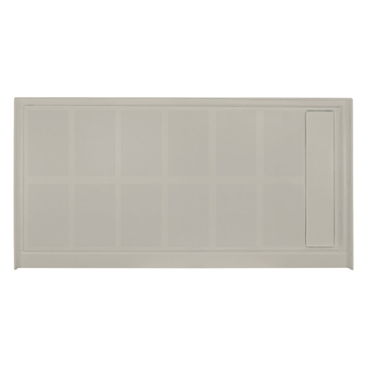 White 60'' x 36'' Rectangular Single Threshold Shower Base