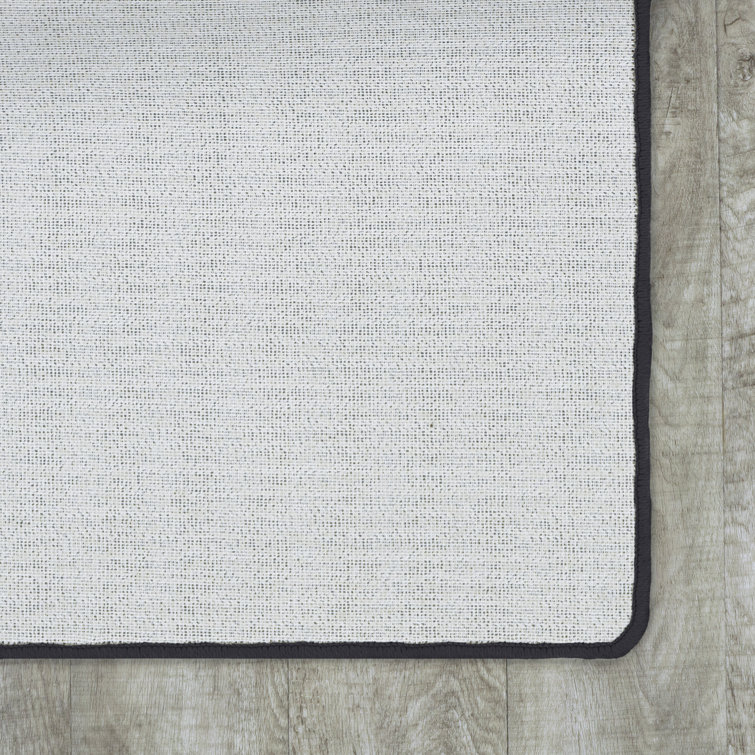 Morning Fog 3'10" x 5'4" Stain-Resistant Synthetic Area Rug