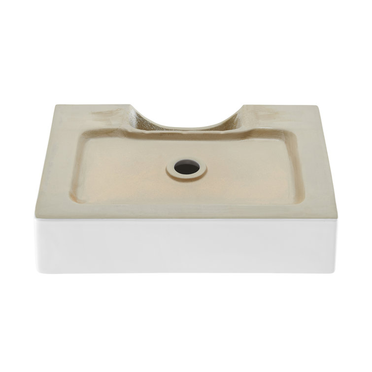 Claire 21" Glossy White Ceramic Vessel Sink
