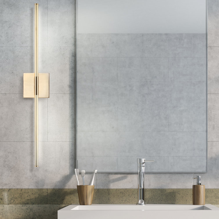 Gallatin Gold Metal Dimmable LED Wall Sconce