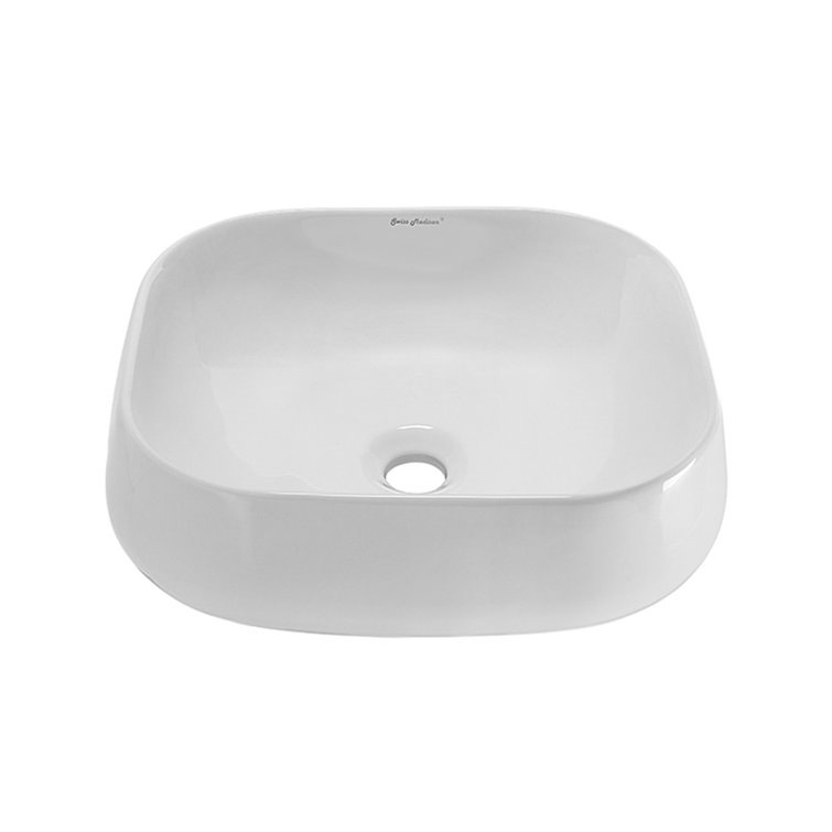 Château White Ceramic Above-Counter Vessel Sink