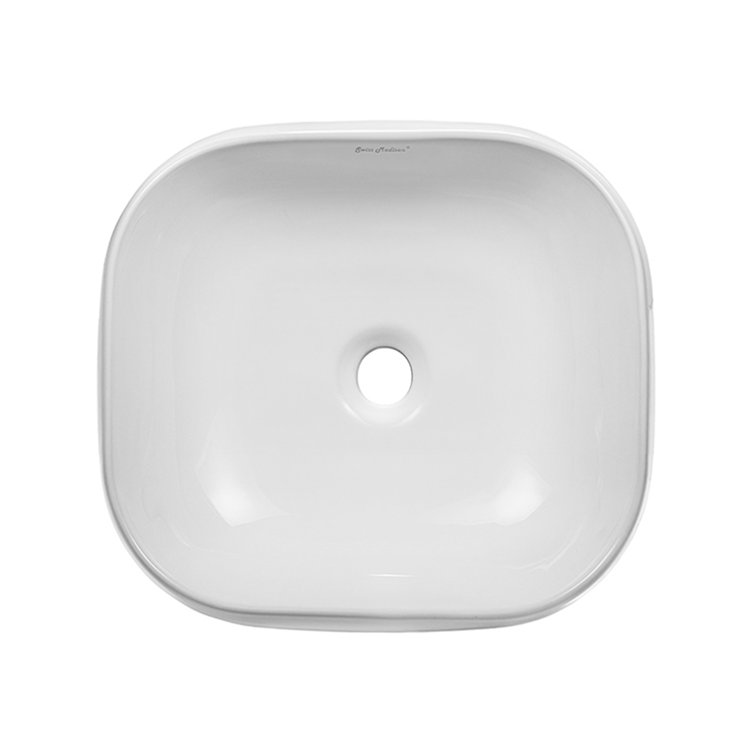 Château White Ceramic Above-Counter Vessel Sink