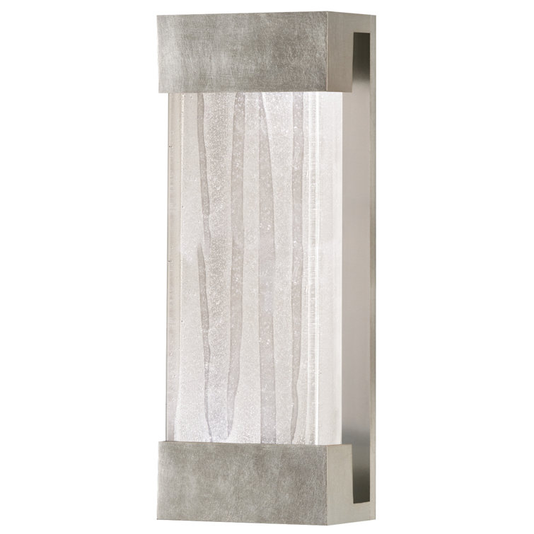 Crystal Bakehouse 30" Silver Leaf Modern Sconce