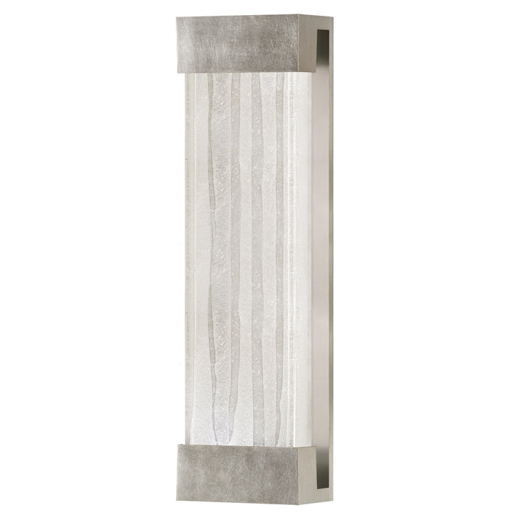 Crystal Bakehouse 30" Silver Leaf Modern Sconce