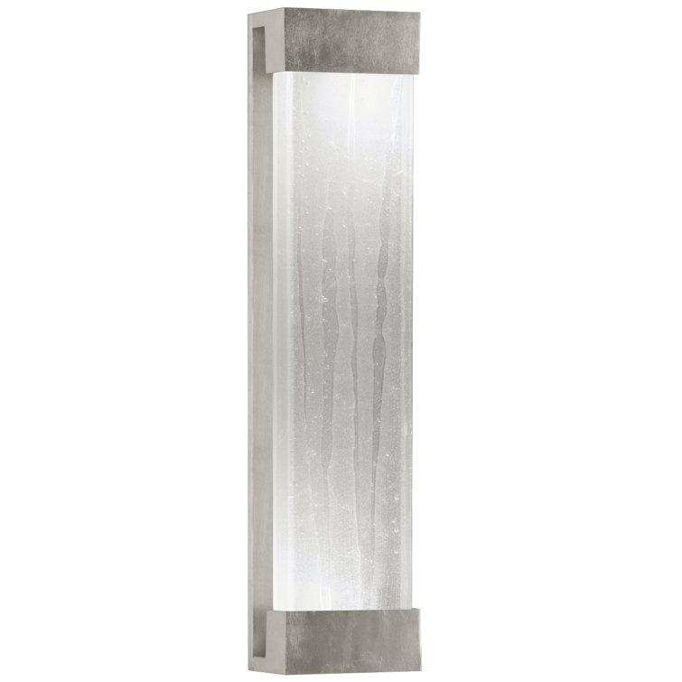 Crystal Bakehouse 30" Silver Leaf Modern Sconce
