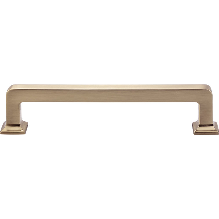 Honey Bronze Modern Handle Bar Pull with Mounting Hardware