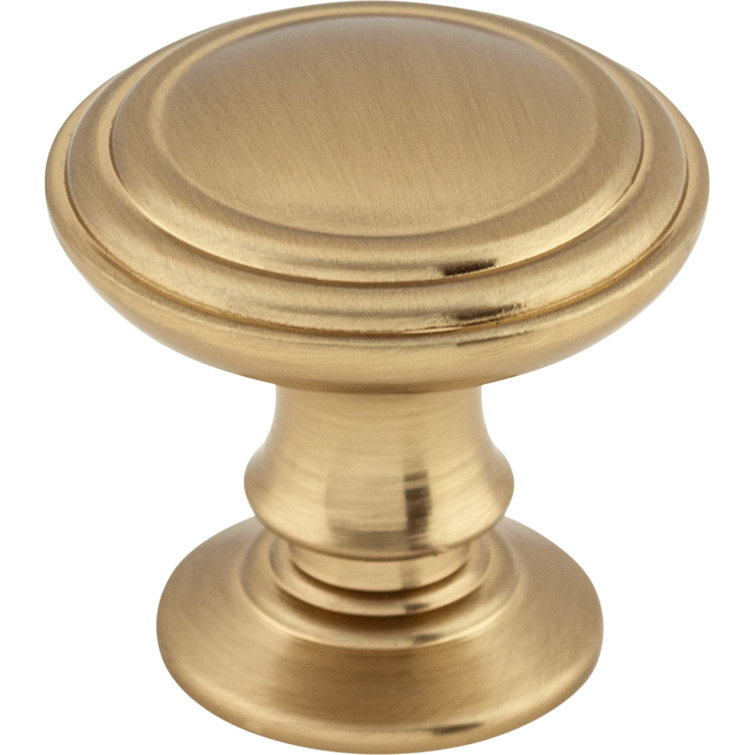 Honey Bronze 1 1/4" Round Mushroom Cabinet Knob
