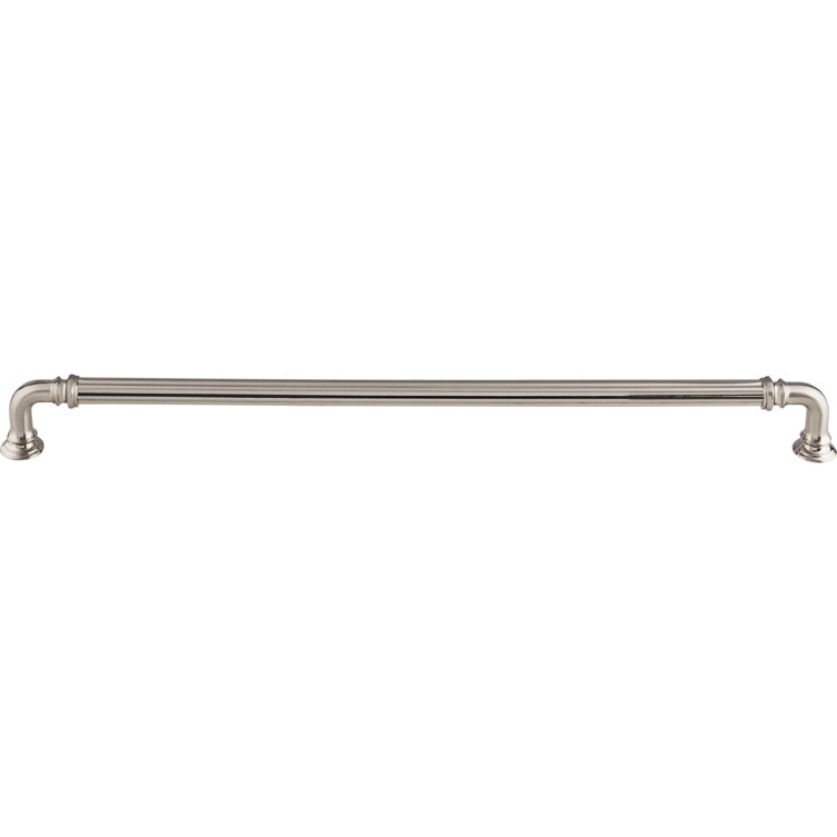 Brushed Satin Nickel 9" Reeded Handle Pull