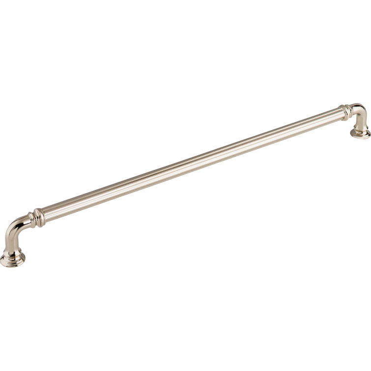 Polished Nickel 5" Traditional Reeded Bar Pull Handle