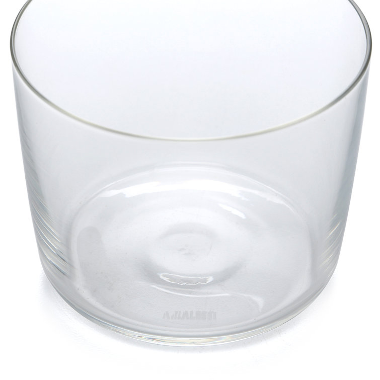 Clear Crystalline Glass Red Wine Tumbler Set