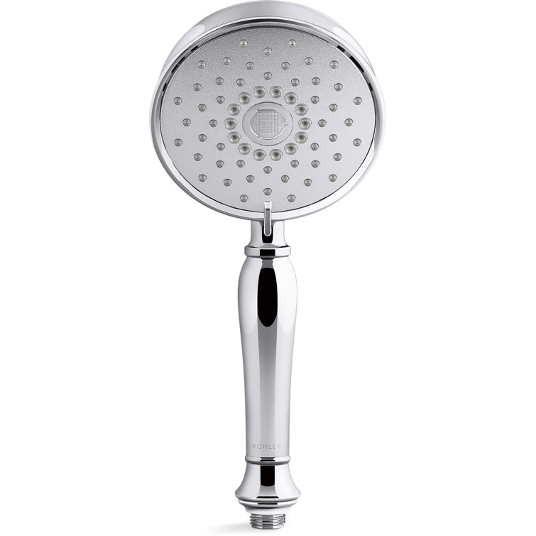 Polished Chrome Multifunction Handheld Shower Head with Pulse Spray