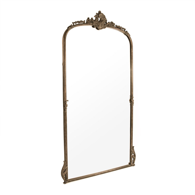 Godric Antique Gold Wood Floor Mirror