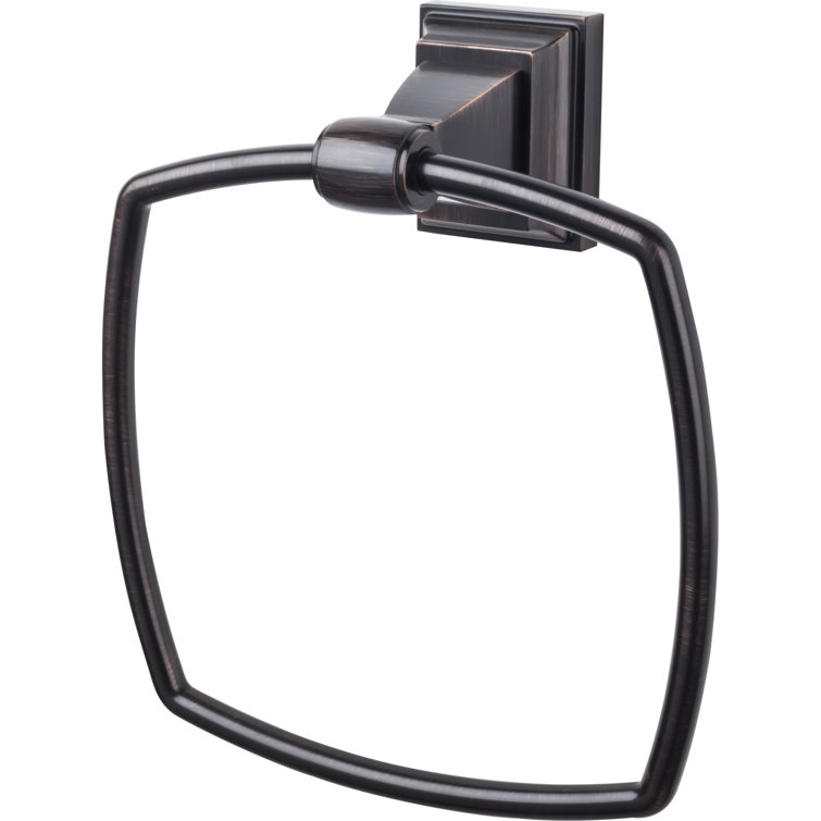 Tuscan Bronze Wall Mounted Transitional Towel Ring