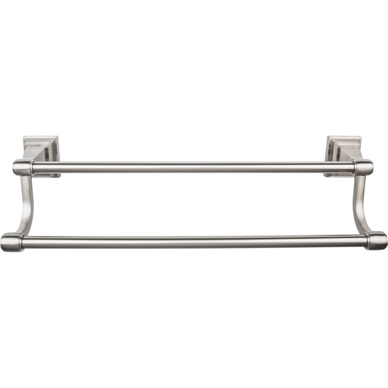 Polished Nickel 20" Wall Mounted Double Towel Bar