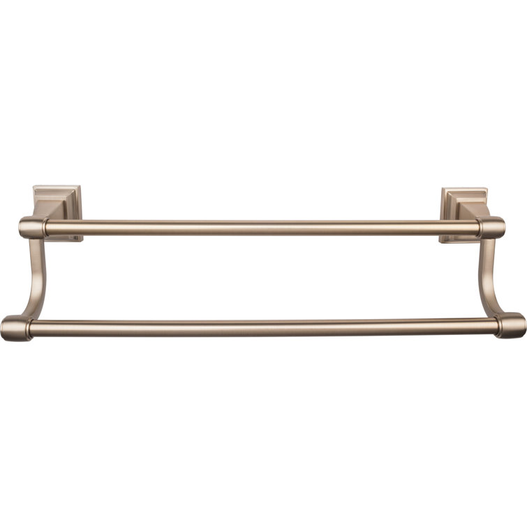 Polished Nickel 32" Wall Mounted Double Towel Bar