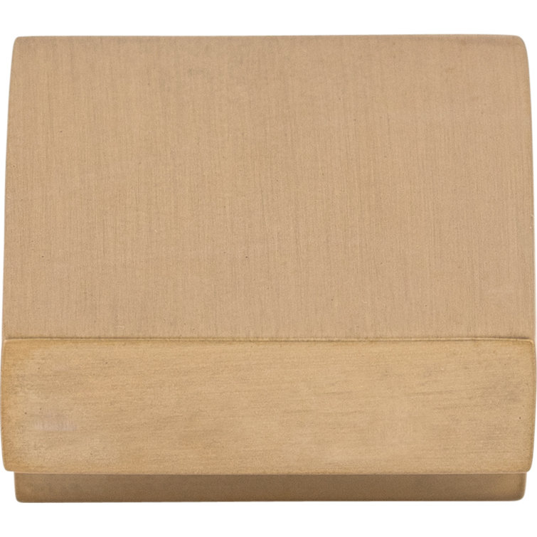 Brushed Bronze Square Finger Cabinet Knob