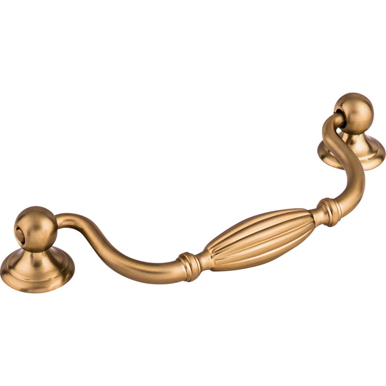 Brushed Bronze Traditional Drop Bail Cabinet Handle