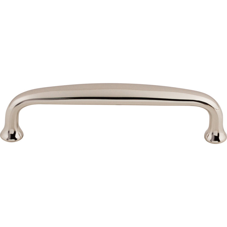 Polished Nickel 4" Bar Handle with Mounting Hardware