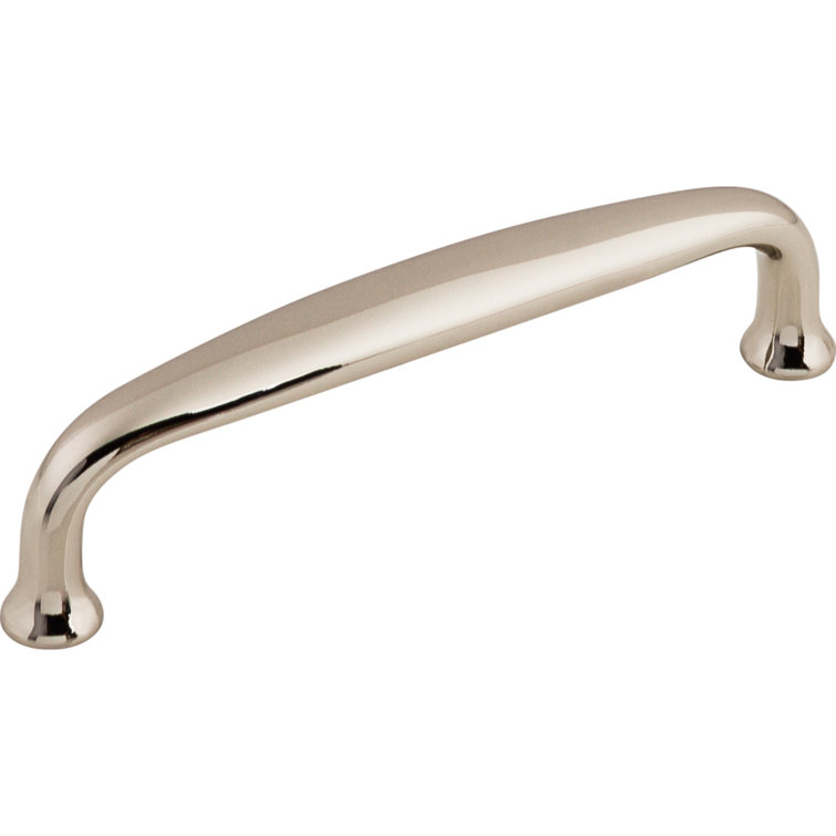 Polished Nickel 4" Bar Handle with Mounting Hardware