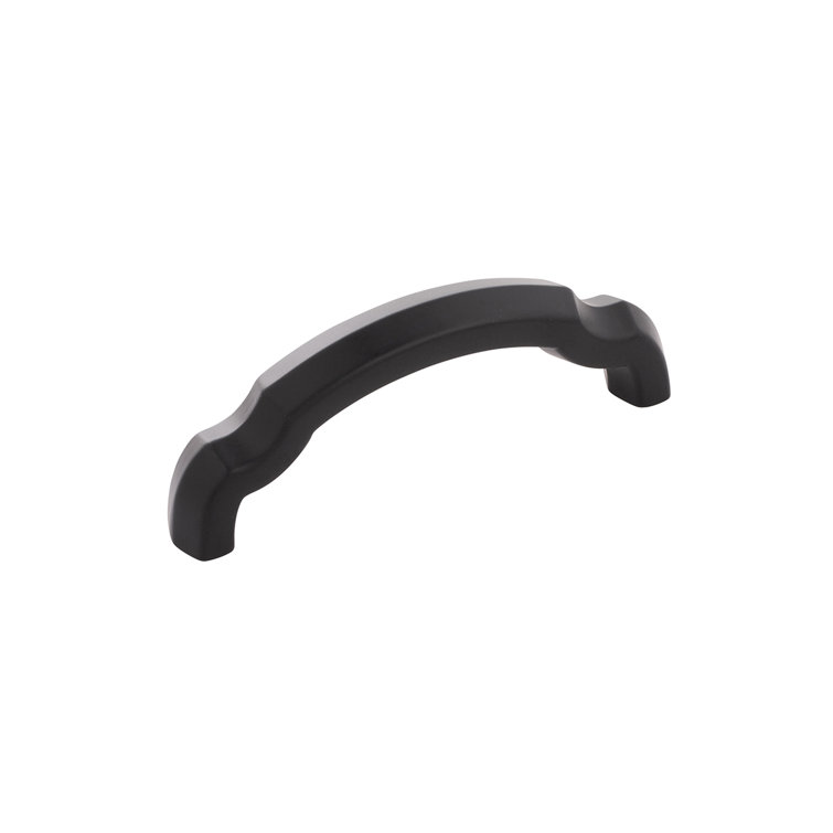 Matte Black Traditional Cabinet Pulls with Mounting Hardware, 10-Pack