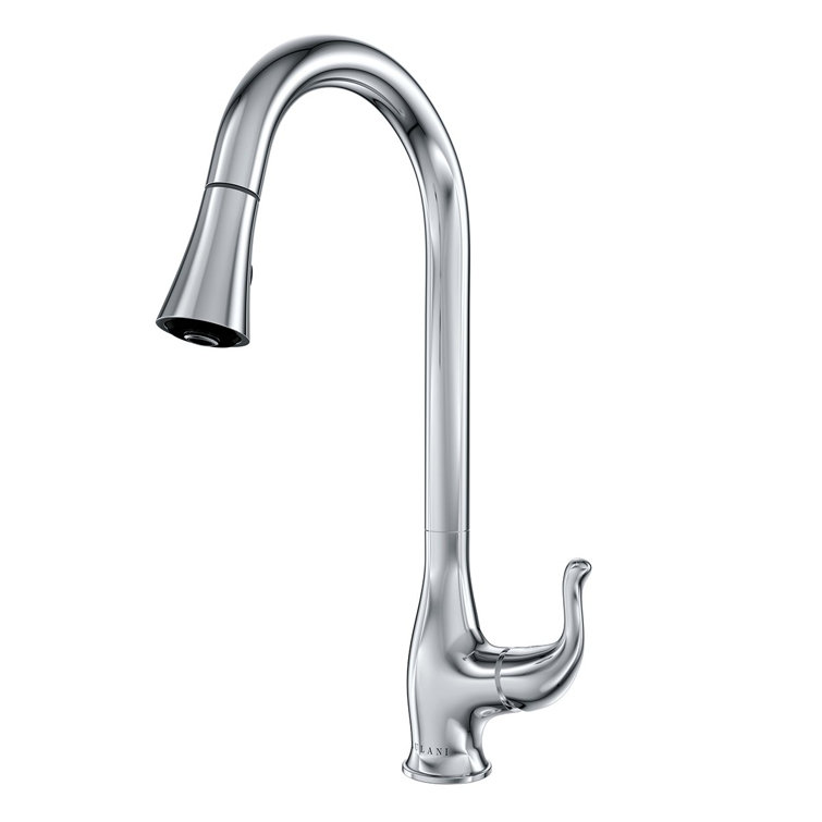 Kapalua Chrome Single Handle Pull-Down Kitchen Faucet