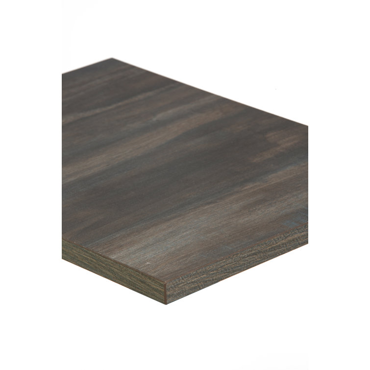 Chestnut Rectangular Melamine Table Top with Square Edge