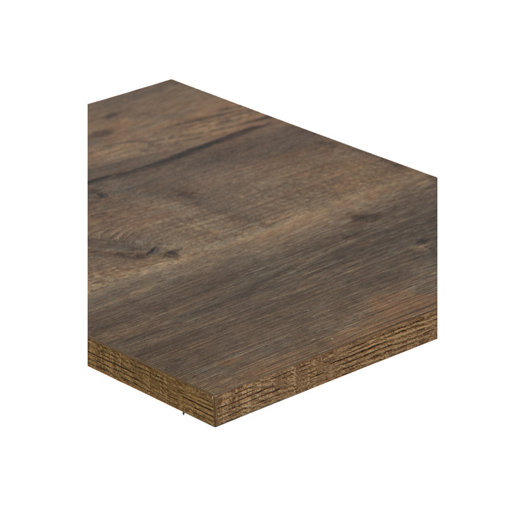 Chestnut Rectangular Melamine Table Top with Square Edge