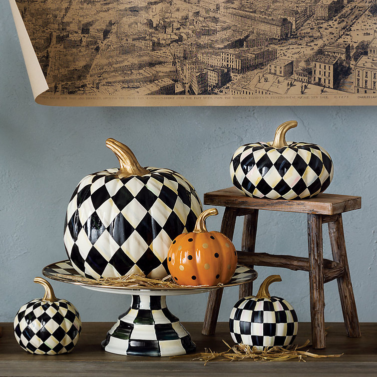 Enameled Ceramic Tiered Round Serving Platter for Special Occasions