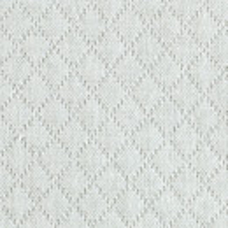 Full Silver Diamond Pique Pattern Bedspread