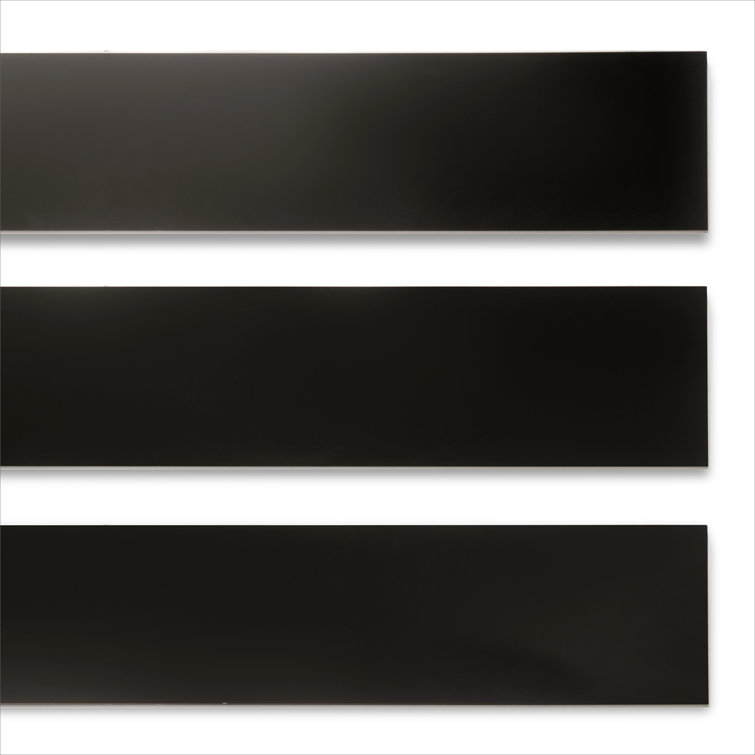Piano Black Wide Plank Waterproof Luxury Vinyl Flooring