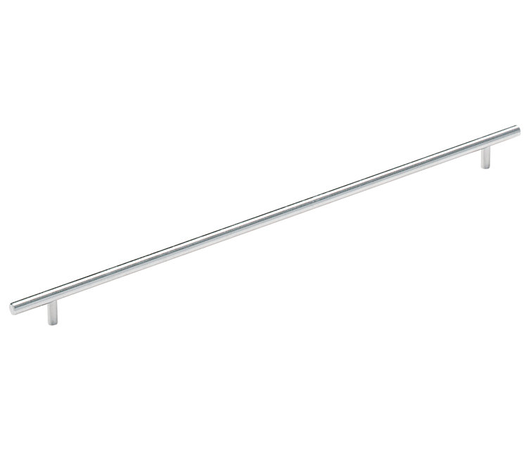 Sterling Nickel 18-7/8 Inch Modern Bar Pull with Mounting Hardware