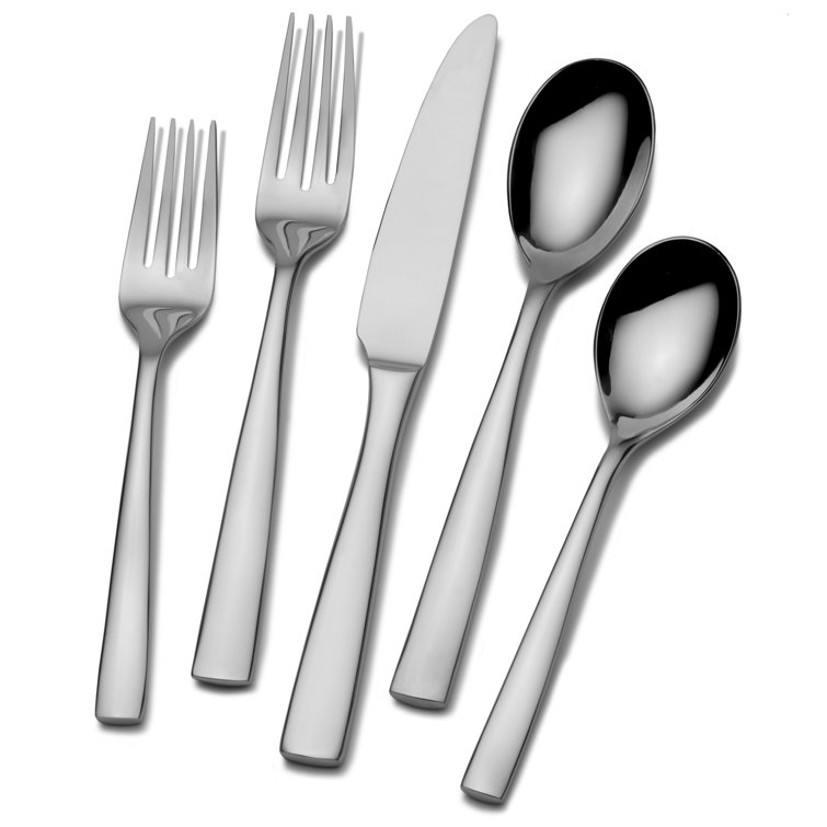 Delano 20-Piece Stainless Steel Flatware Set for 4