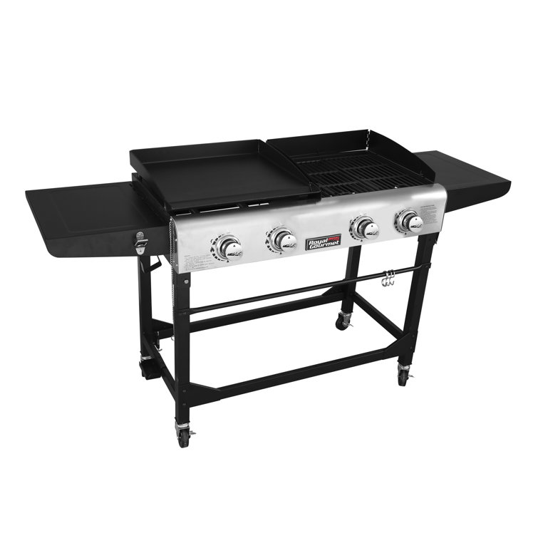 Royal Gourmet 66" Stainless Steel Propane Gas Grill with Side Burner