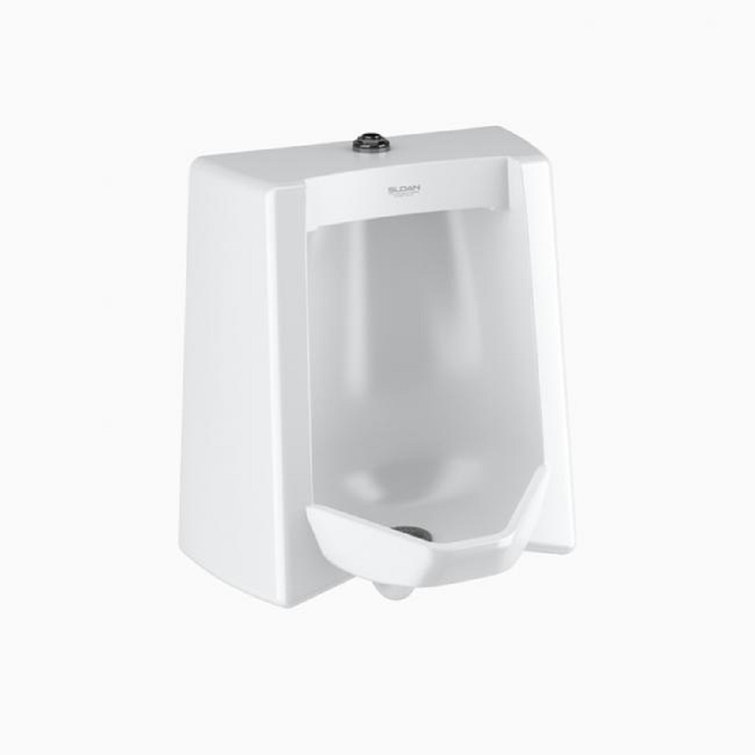 White Vitreous Wall Mounted Urinal with Top Spud