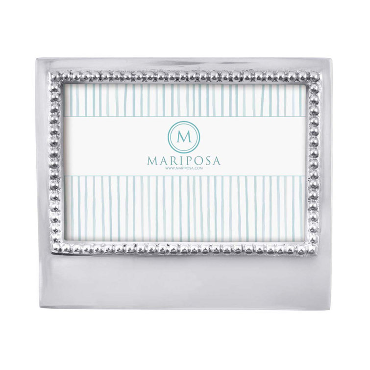 Classic Silver Polished Aluminum 4x6 Picture Frame