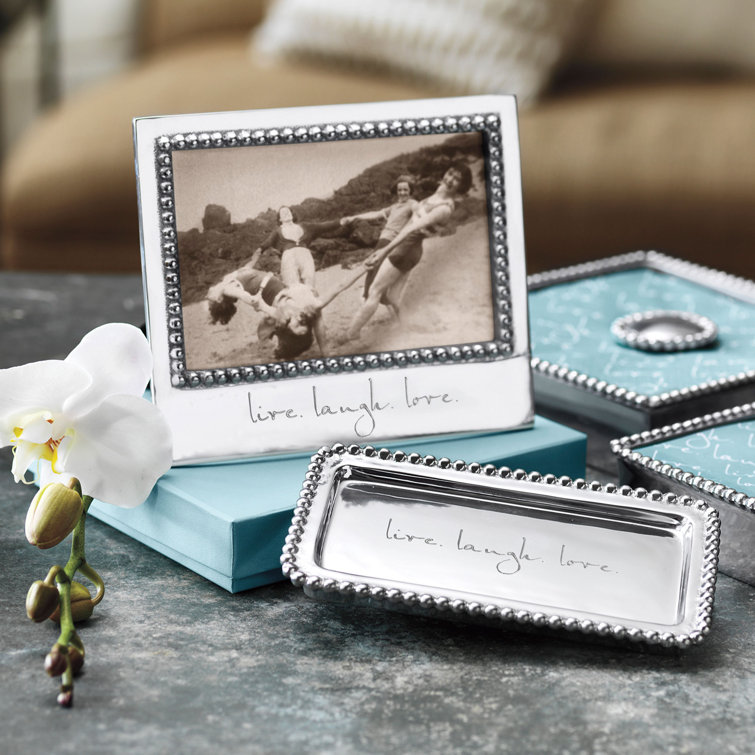 Classic Silver Polished Aluminum 4x6 Picture Frame