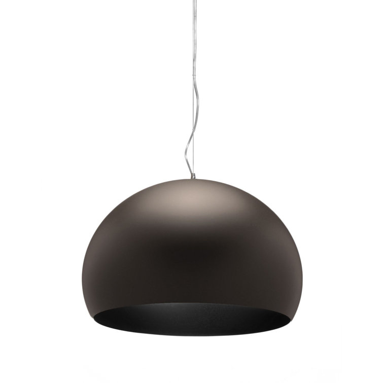 Big FL/Y Matte White Sphere Suspension Lamp