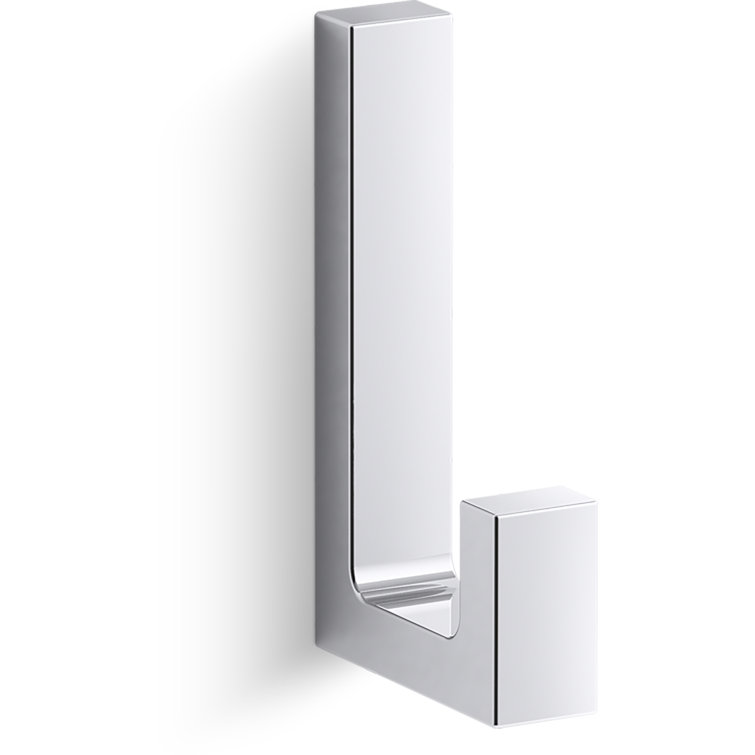 Polished Chrome Contemporary Bathroom Robe Hook