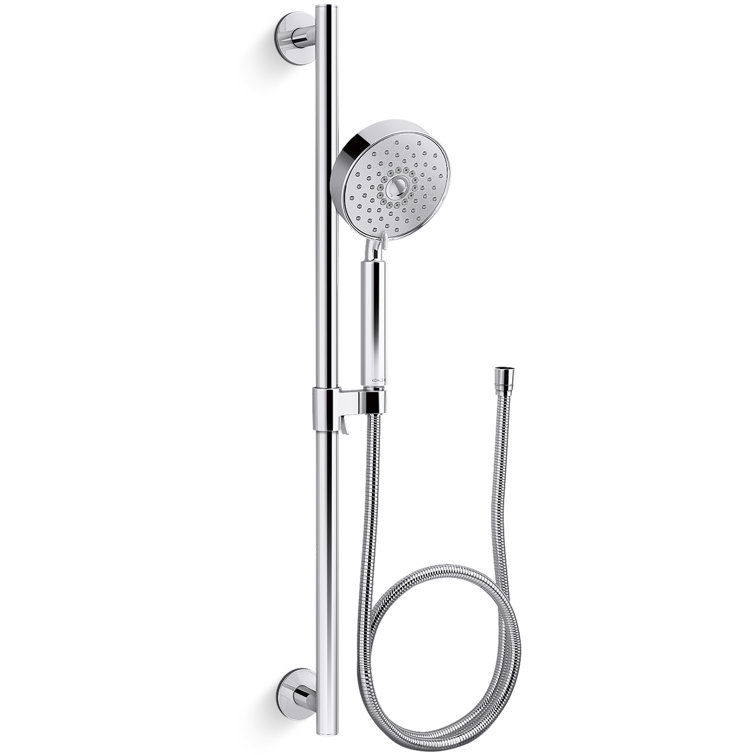 Purist Polished Chrome Multi-Function Handshower Kit with Adjustable Slide Bar