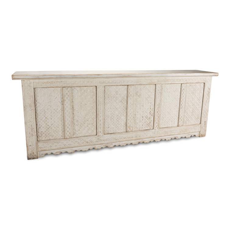 Persian 98'' Antique White Solid Wood Sideboard
