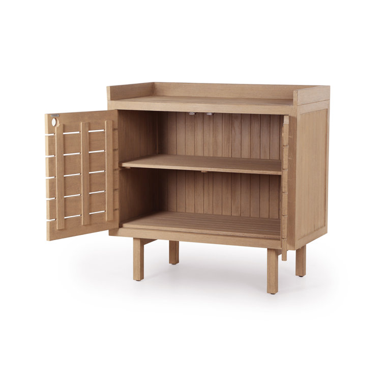 Lula 35'' Washed Brown Teak Sideboard