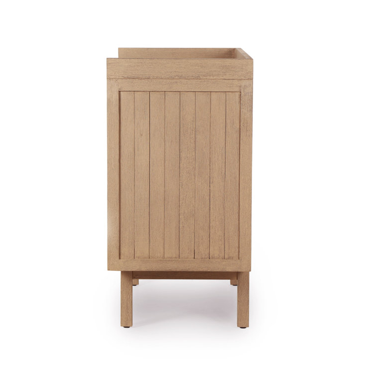 Lula 35'' Washed Brown Teak Sideboard