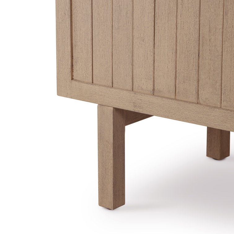 Lula 35'' Washed Brown Teak Sideboard