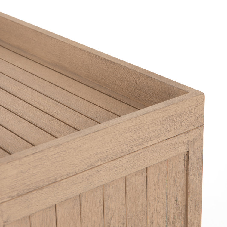 Lula 35'' Washed Brown Teak Sideboard