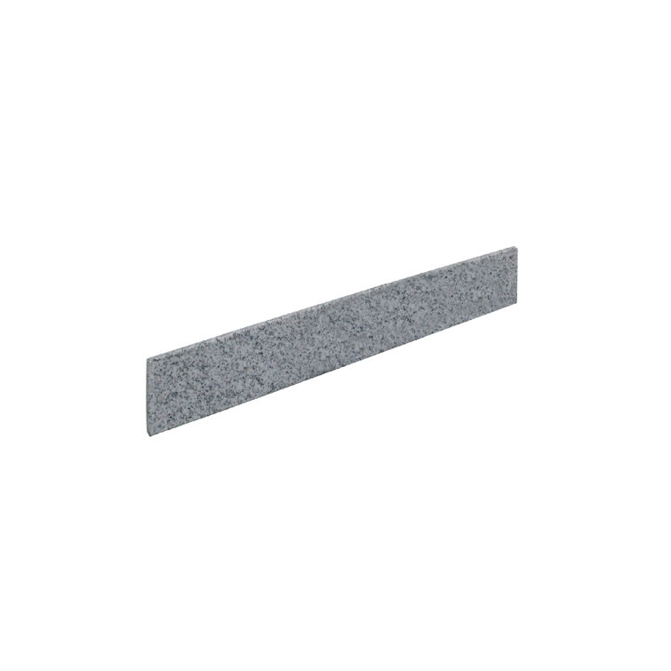 21" Gray Granite Polished Bathroom Side Splash