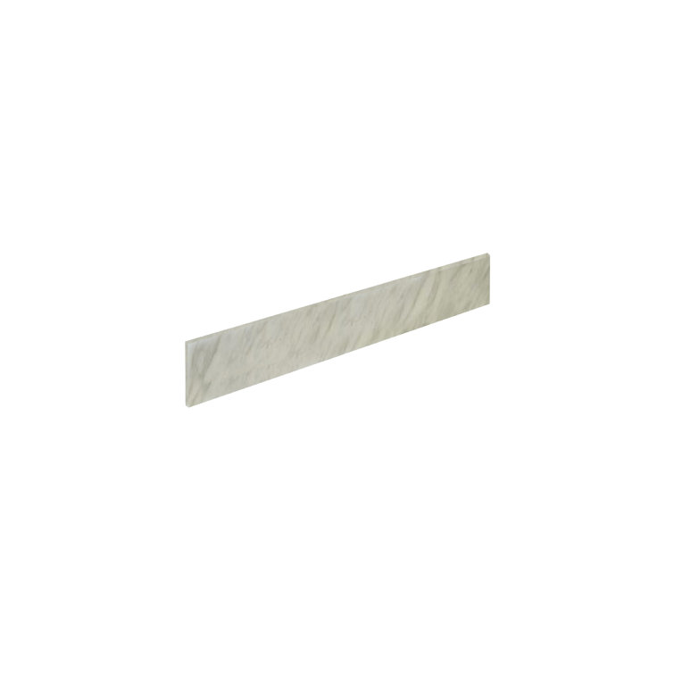 21" Jazz White Marble Bathroom Side Splash