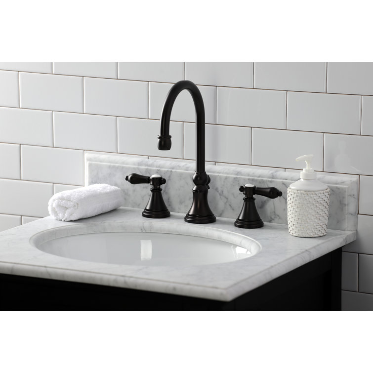 Heirloom Oil Rubbed Bronze Widespread Bathroom Faucet
